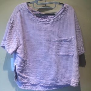 Light purple free people blouse